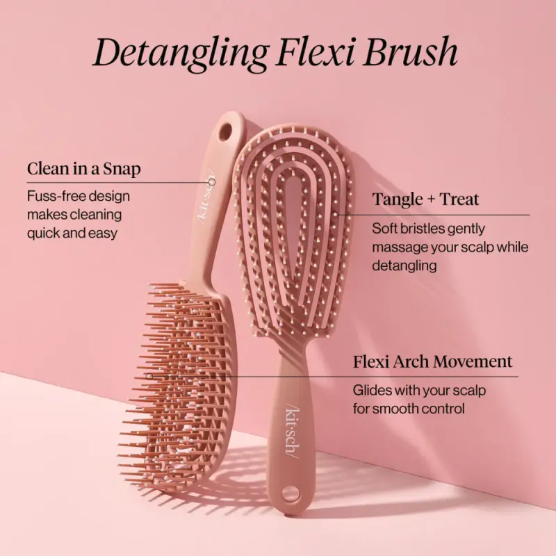 Detangling FLEXI Brush, Terracotta / Kitsch