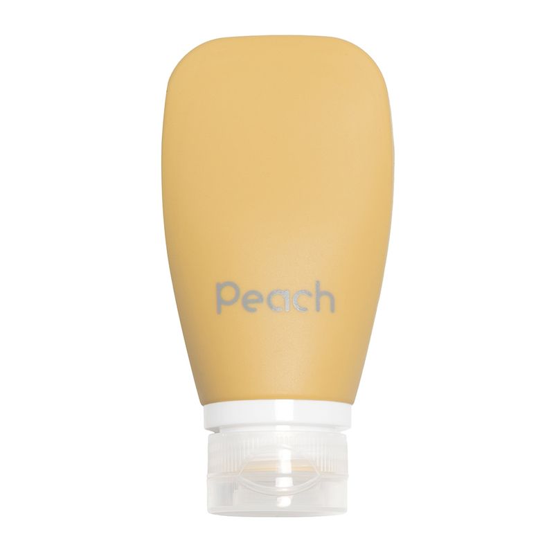 90 ml klemmeflaske i silikon, Summer / Peach