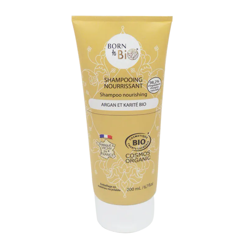 Argan Shea Shampoo, Nourishing, 200ml / Born to Bio
