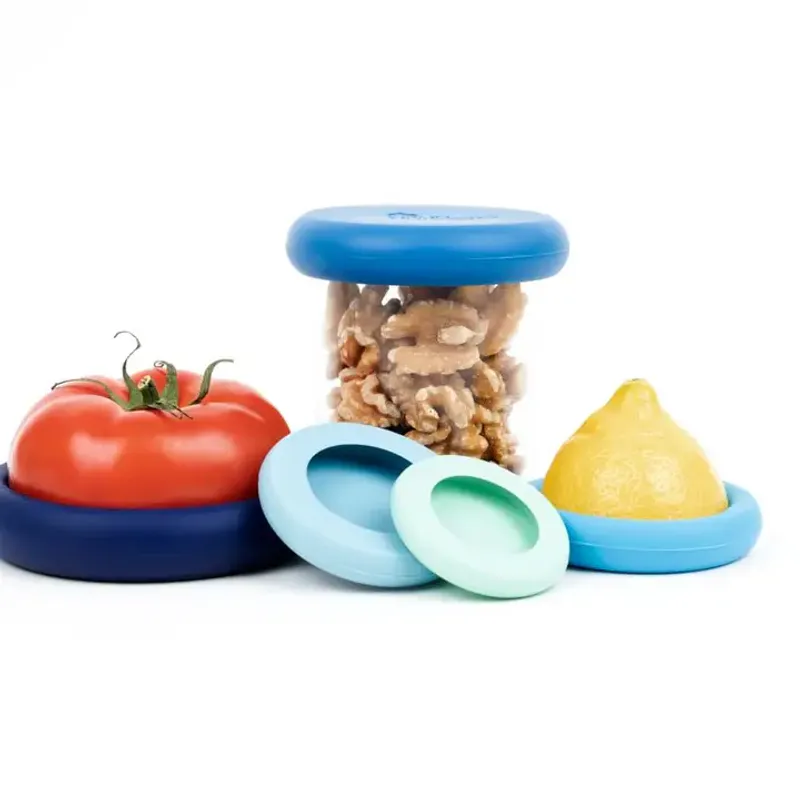 Food Huggers Set of 5, Ice Blue / Food Huggers