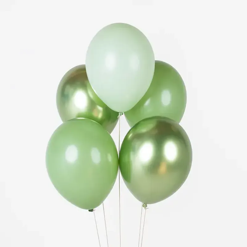 Plastfrie ballonger, 10 stk Sage Mix / My Little Day