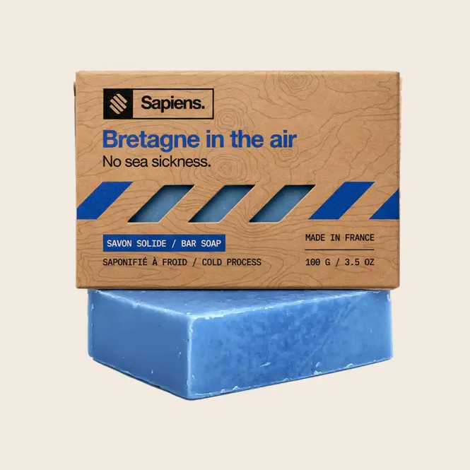 Hovedbilde Organic Bar Soap - Bretagne in the Air 100g / Sapiens