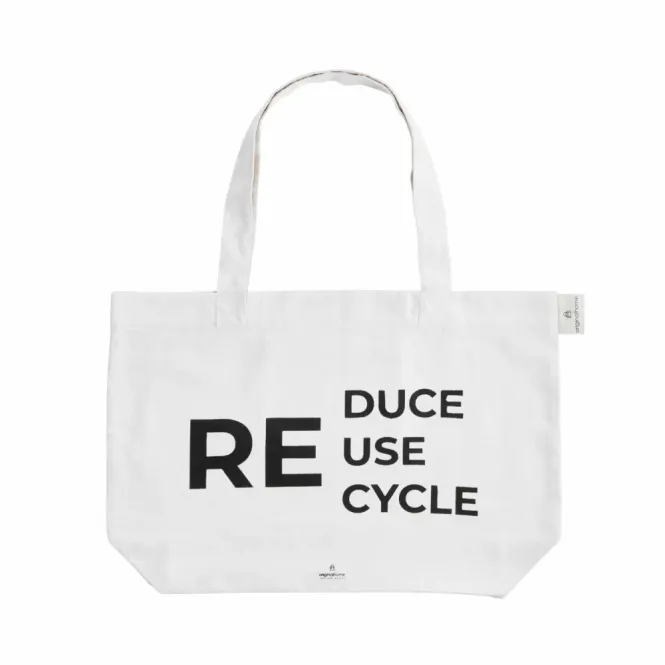 Hovedbilde Fair Trade Handlenett REDUCE, REUSE, RECYCLE / Originalhome
