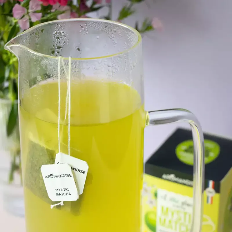Iced Tea Bags Sencha Matcha Lime x 20 / Aromandise