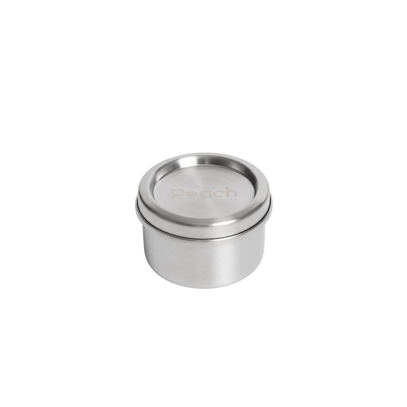 Stålboks med skrulokk 50ml / Peach
