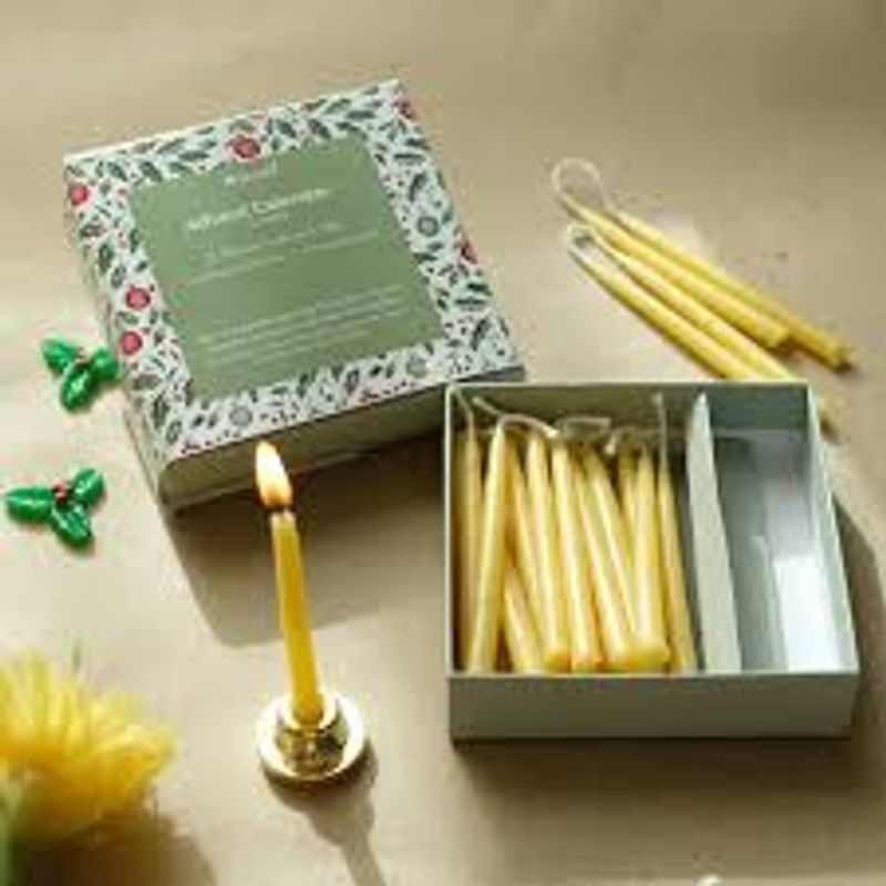 Adventskalender med bivokslys / Hormscent