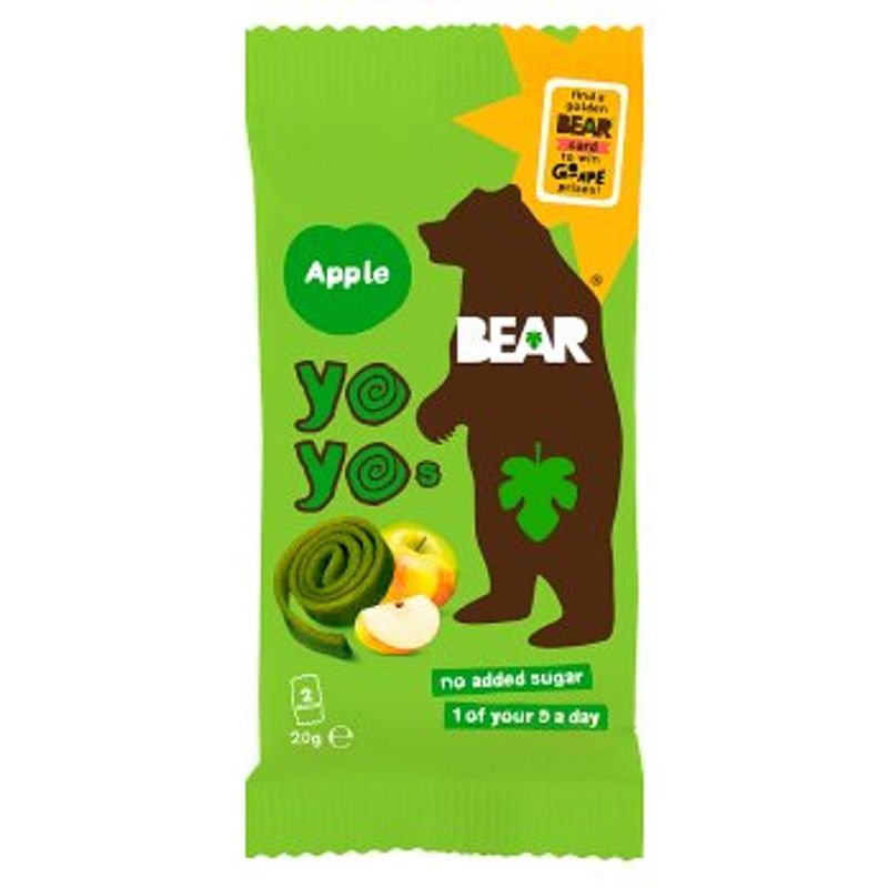5-pk Fruktrull med eple, Yo-Yo`s 5 x 20g / BEAR