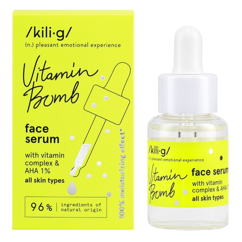 VITAMIN BOMB face serum with vitamin complex 30 ml / kili·g 