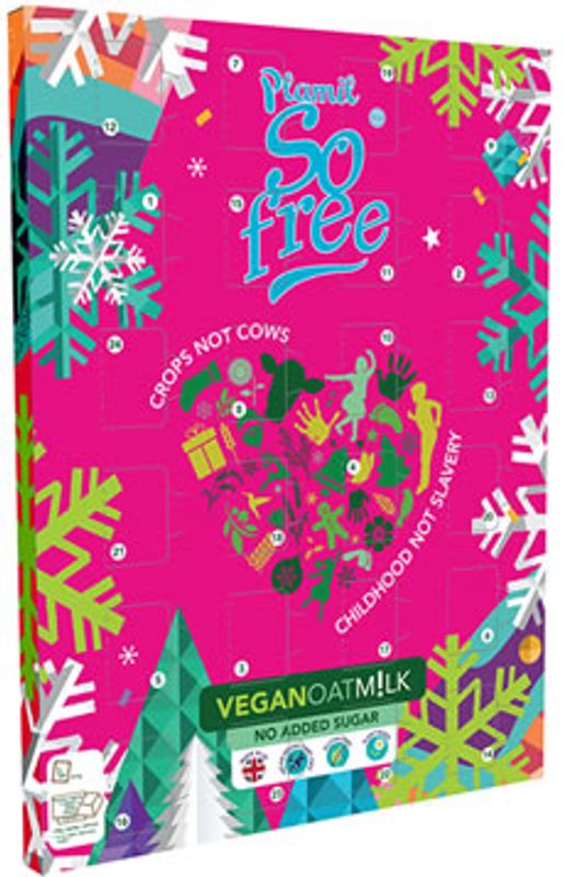 Sjokoladekalender - melke- og glutenfri 110g / Plamil So Free