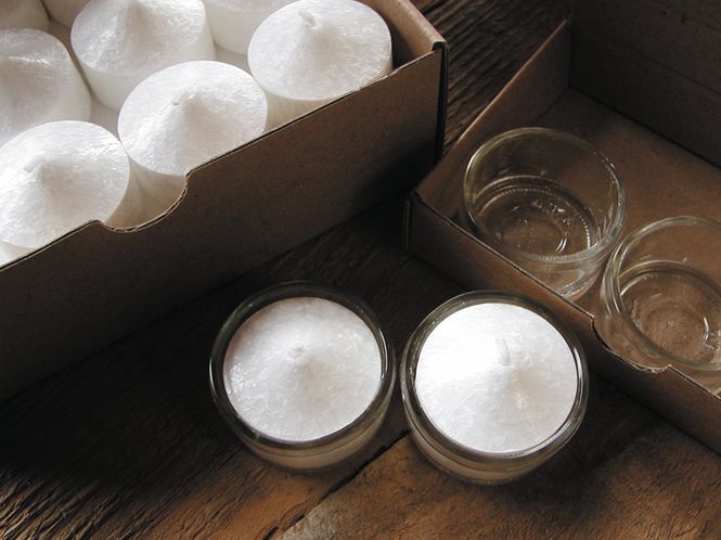 Hovedbilde 1 telys i økologisk plantevoks /  Blue®