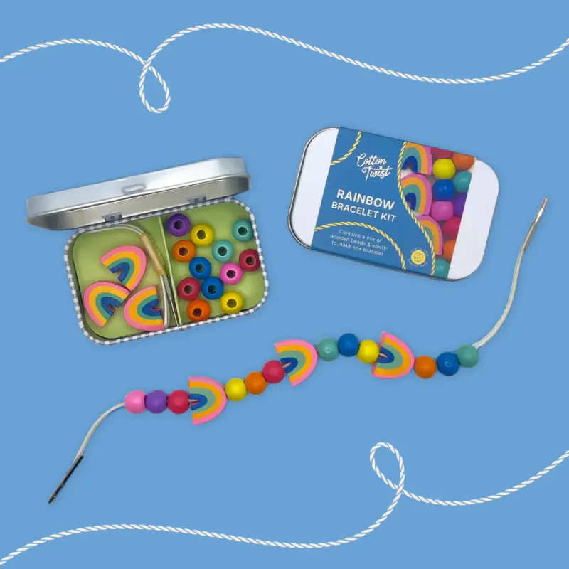 Rainbow Bracelet Kit / Cotton Twist