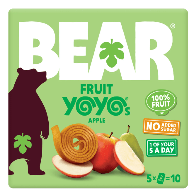 Hovedbilde 5-pk Fruktrull med eple, Yo-Yo`s 5 x 20g / BEAR