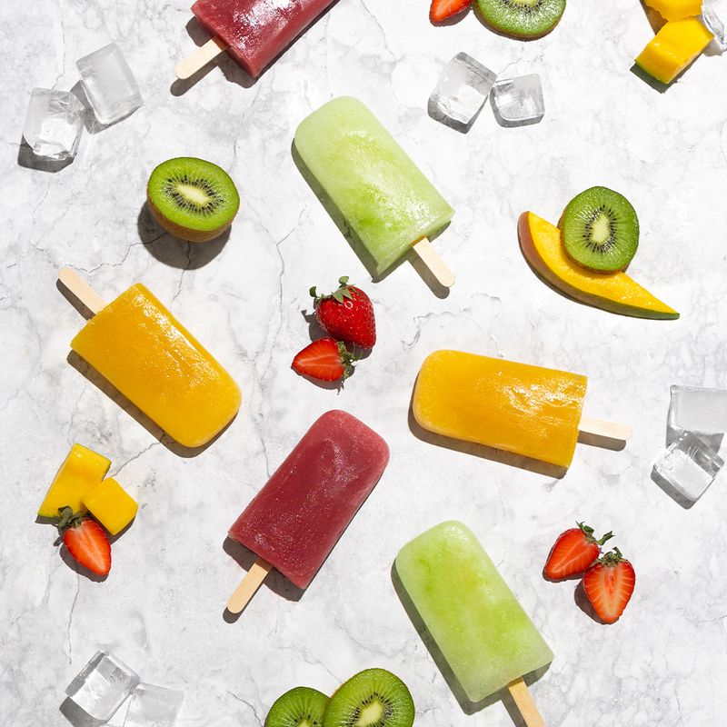 Ispinneform i silikon + 50 stk ispinner, Minty / Peach