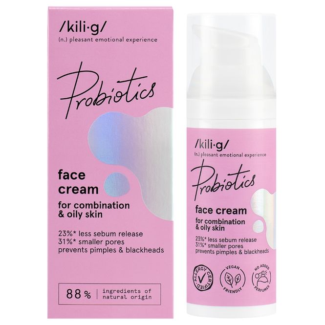 Hovedbilde PROBIOTICS face cream - combination & oily skin 50ml / kili·g 