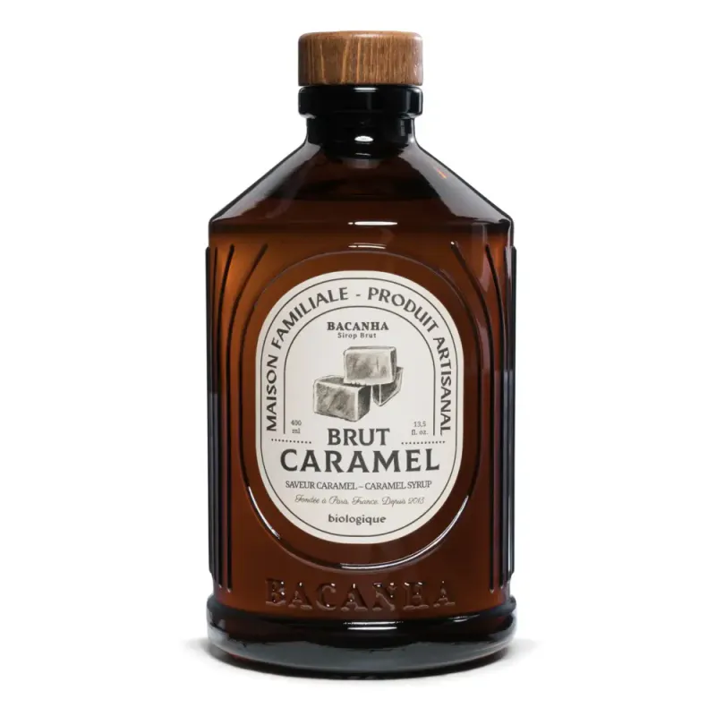 Raw Caramel Syrup, Organic 400ml / Bacanha
