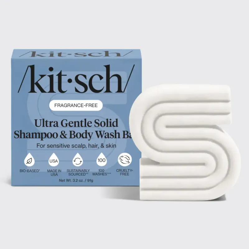 Ultra Sensitive Shampoo & Body Wash Bar 91g / Kitsch