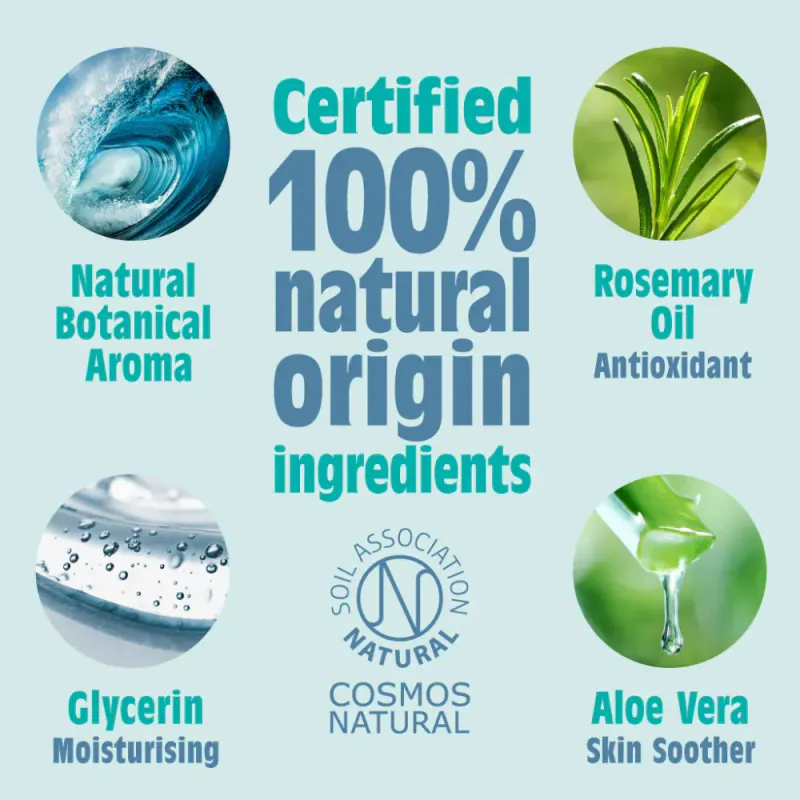 Ocean & Coconut - Natural Deodorant Spray 100ml / Salt of the Earth 
