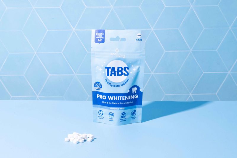 PRO WHITENING - 125 tannkremtabletter med fluor / ecoLiving