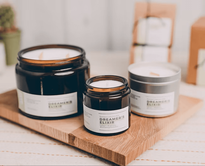 Hovedbilde Lemon & Rosemary - soya duftlys 110ml / Lost + Fond