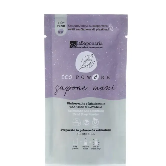 Hovedbilde Refill Eco Powder Hand Soap, Sanitizing / La saponaria