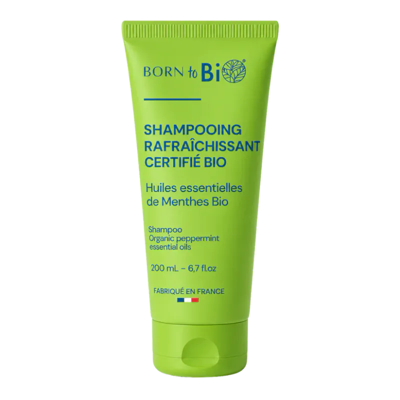 Green Mint Shampoo, Refreshing 200ml / Born to Bio