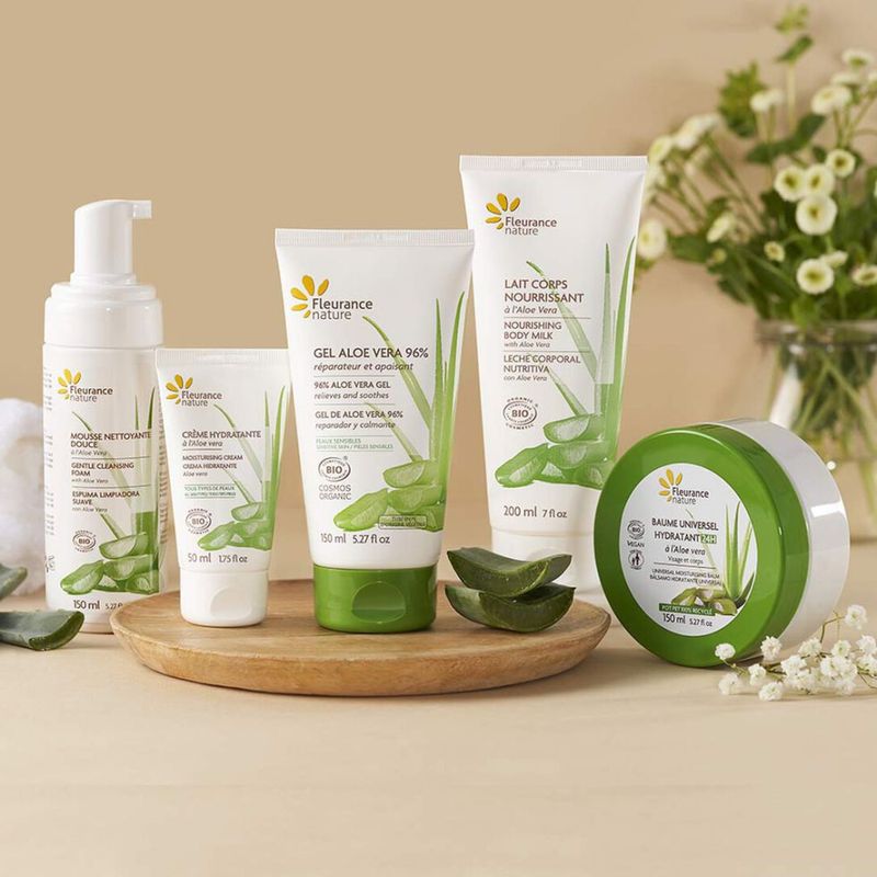 Organic Aloe Vera Gel 96%, 150ml / Fleurance Nature