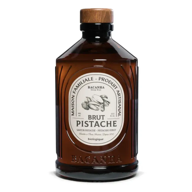Hovedbilde Raw Pistachio Syrup, Organic 400ml / Bacanha