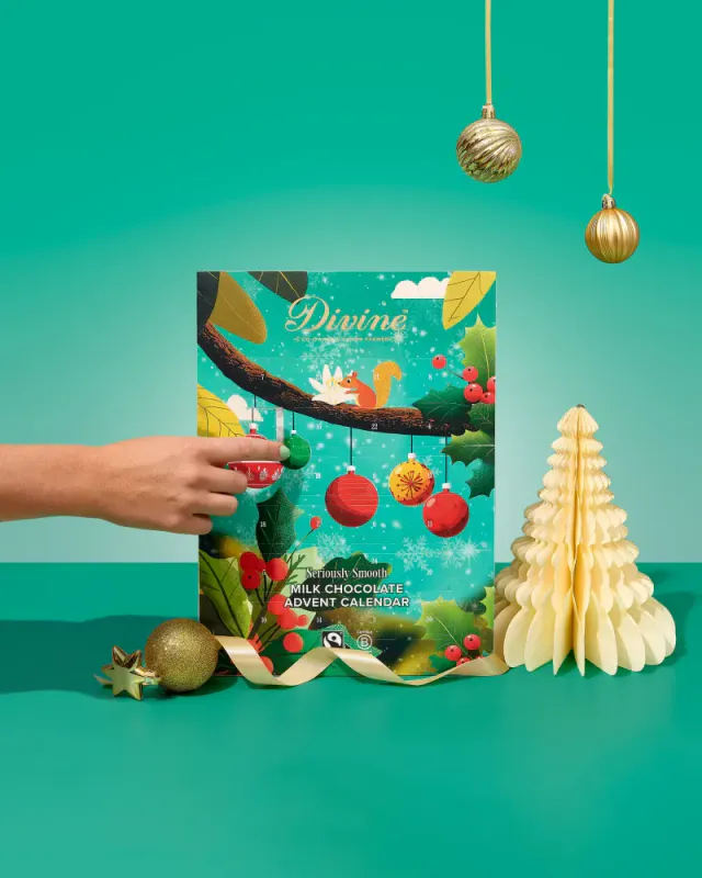 Divine Advent Calendar Smooth Milk Chocolate 85g