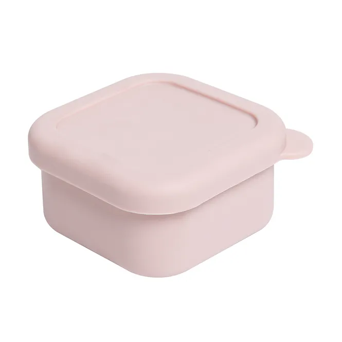 Hovedbilde Silikonboks med lokk 100ml, Pink / Peach