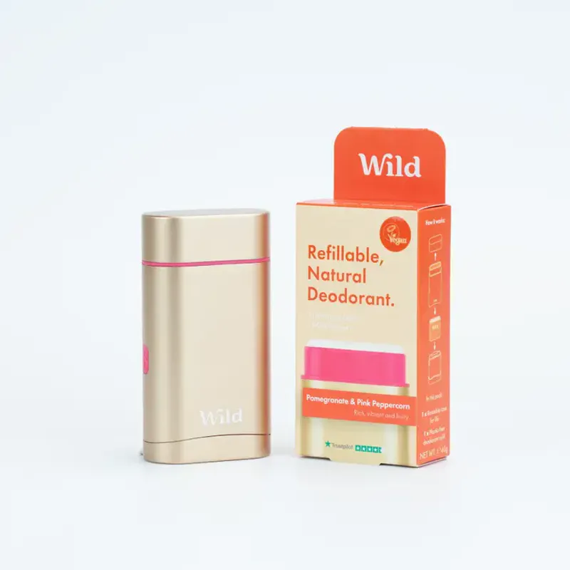 Deodorant med etui, Pomegranate & Pink Peppercorn / Wild
