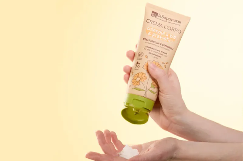 Soothing Body Cream For Dry & Sensitive Skin Organic 200ml / La Saponaria