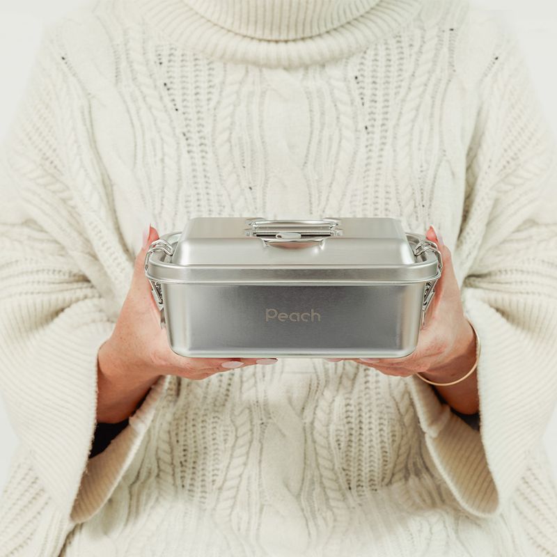 2-lags Bento Matboks, lekksikker, 1800ml / Peach