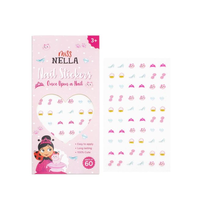 Hovedbilde Negleklistremerker Once Upon a Nail 60 stk, Miss Nella