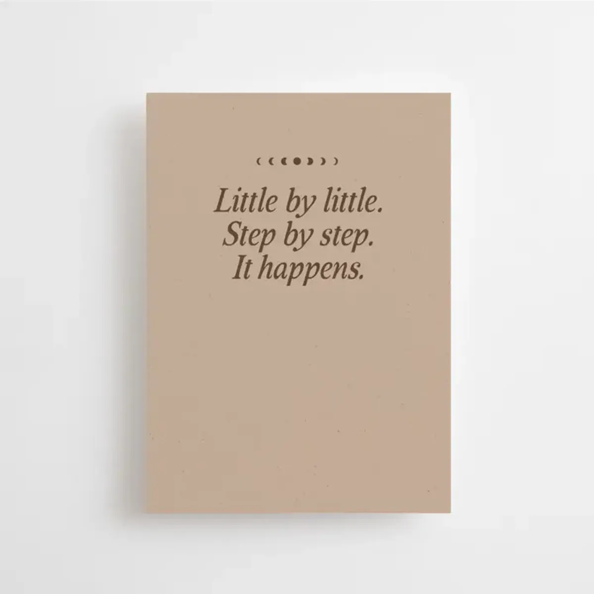 Little By Little - Mini Card / Anna Cosma