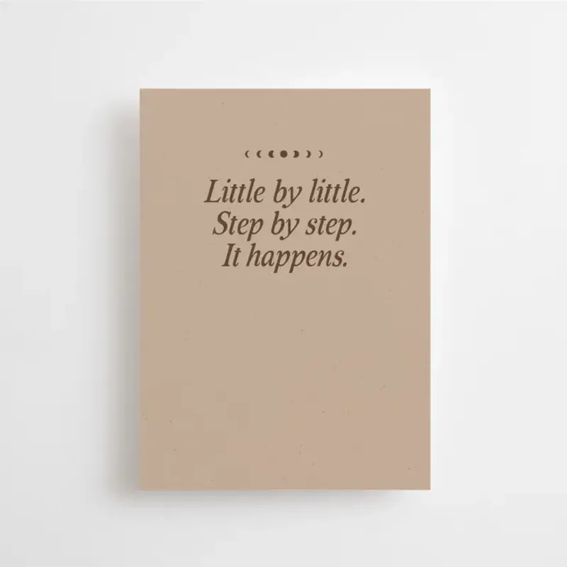 Little By Little - Mini Card / Anna Cosma