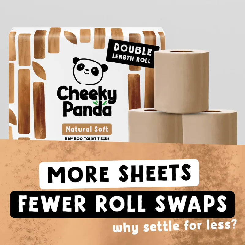 9 ruller toalettpapir i bambus - NATURAL COLOUR / The Cheeky Panda