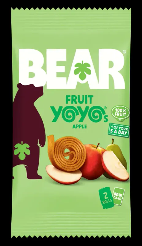 5-pk Fruktrull med eple, Yo-Yo`s 5 x 20g / BEAR