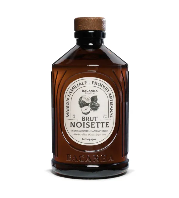 Hovedbilde Raw Hazelnut Syrup, Organic 400ml / Bacanha