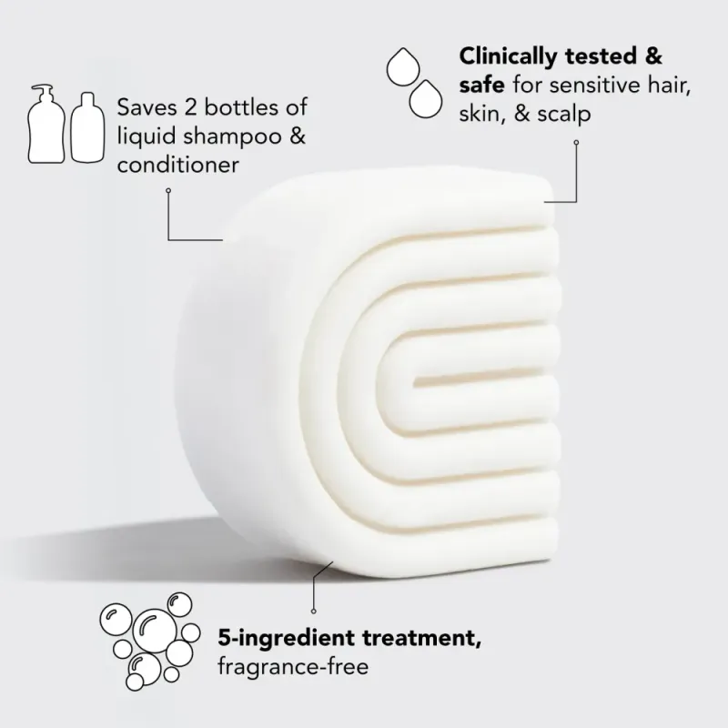 Ultra Sensitive Solid Conditioner & Shave Bar 77g / Kitsch