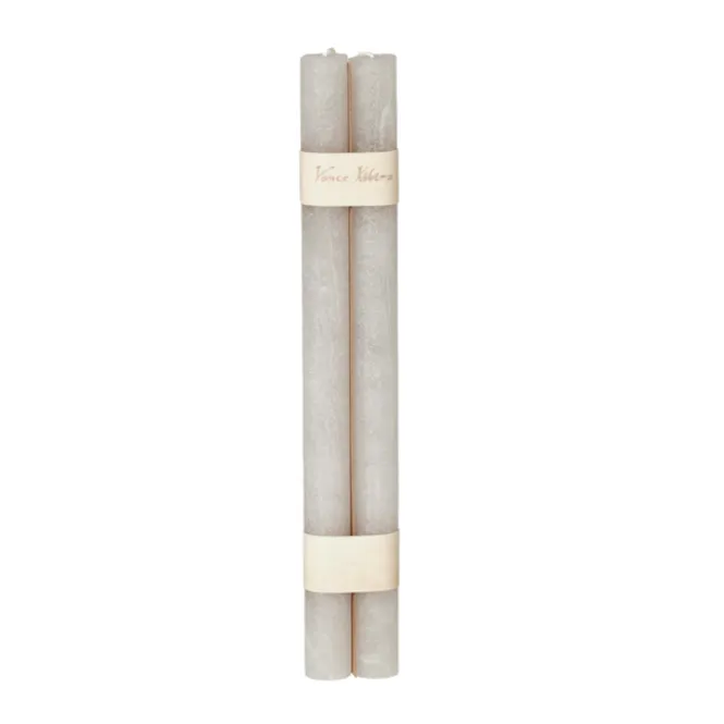Hovedbilde 2stk Timber® Candles kronelys Light Grey, 2.3 x 31 cm / Vance Kitira