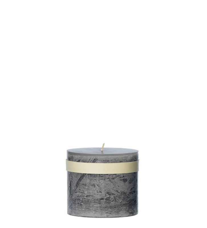 Timber® Candles Kubbelys Grey, 8 x 7.5cm / Vance Kitira