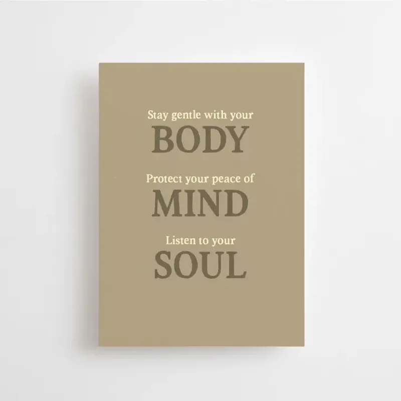 Stay Gentle - Mini Card / Anna Cosma