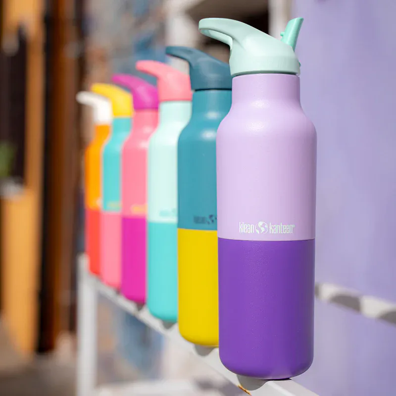473ml Rise Vacuum Classic Flip Seal, Orchid Kaleidoscope / Klean Kanteen
