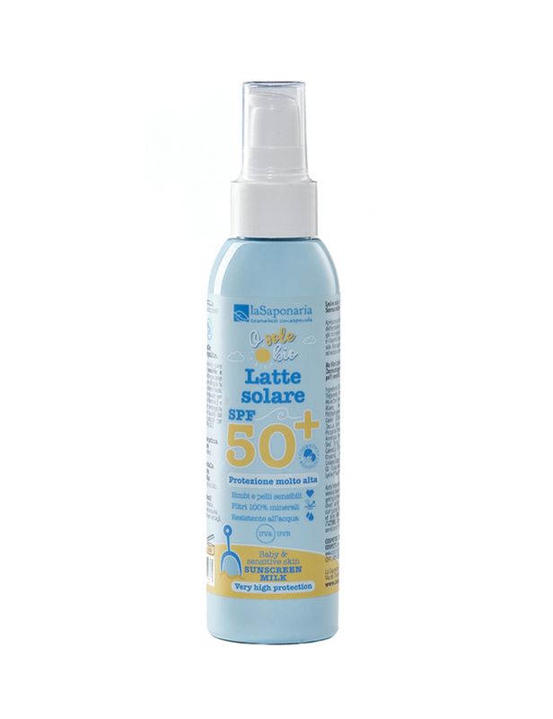 Sun Milk SPF 50+ - High Protection 125 ml / La saponaria