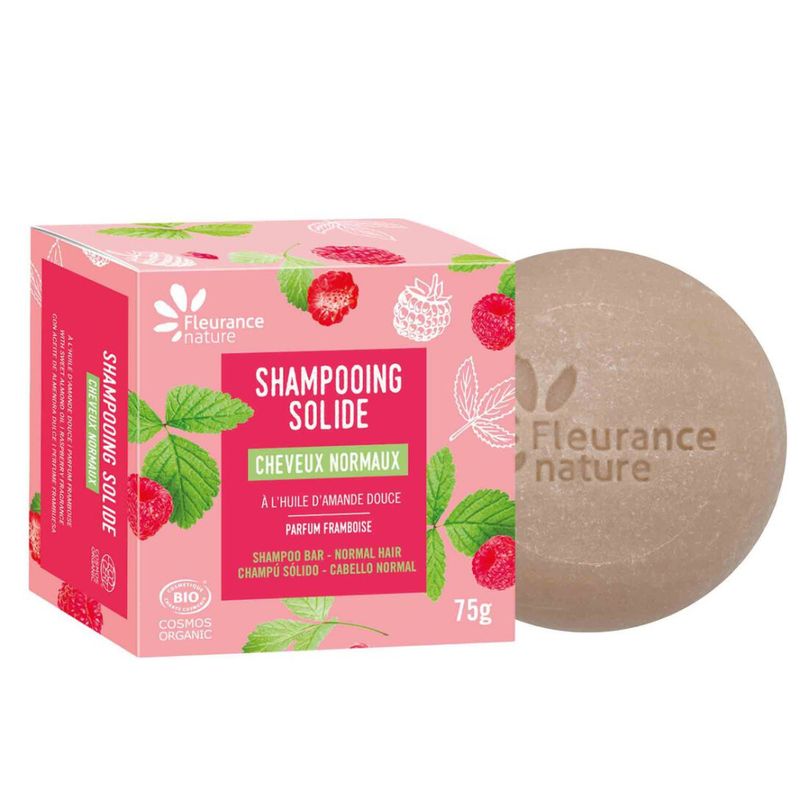 Organic Solid Shampoo Normal Hair 75g / Fleurance Nature