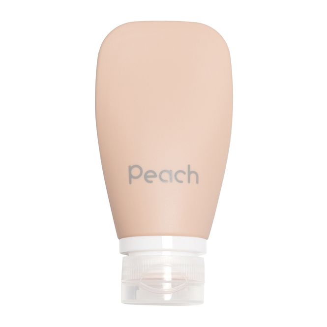 Hovedbilde 90 ml klemmeflaske i silikon, Peach / Peach