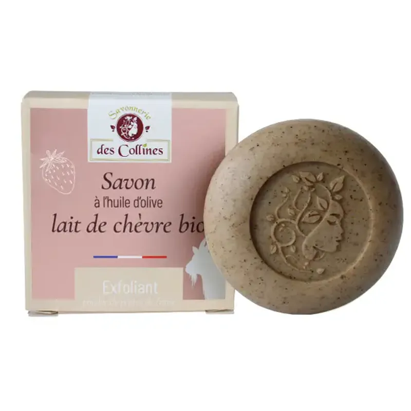 Eksfolierende geitemelksåpe 100g / Savonnerie des Collines