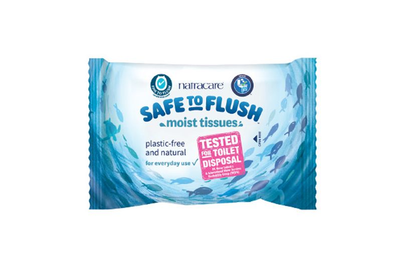 Safe to Flush - 30 stk økologiske våtservietter / Natracare