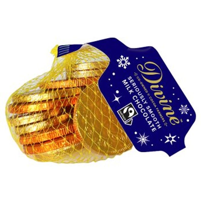 Hovedbilde 15 sjokolademynter med melkesjokolade, 65g / Divine