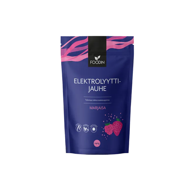 Hovedbilde 240g Electrolyte Powder Berry / FOODIN